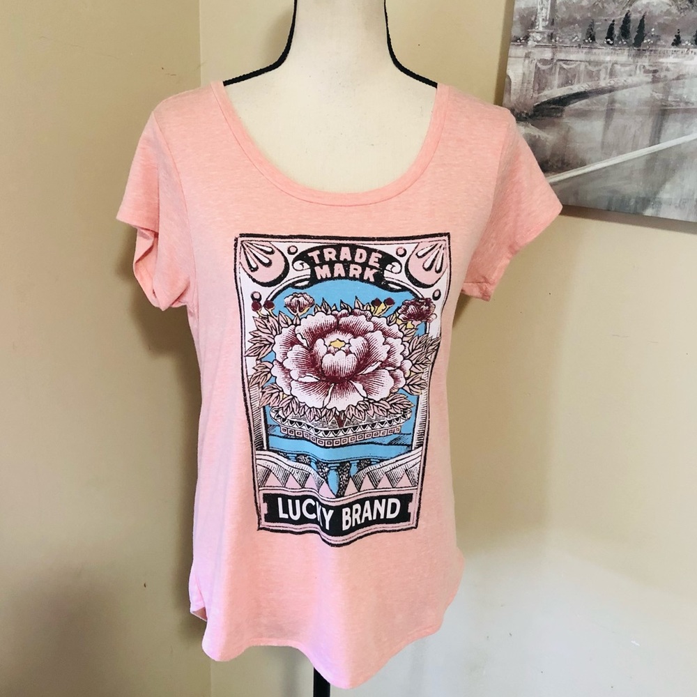 Lucky Brand Logo Graphic Tee